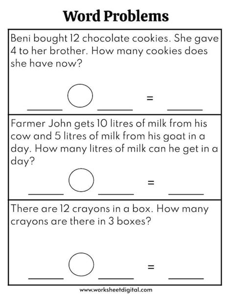 1st Grade Math Problems 的图像结果