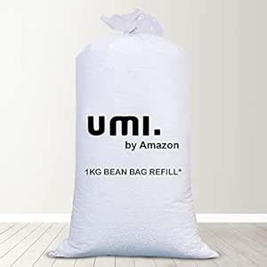 Amazon Brand - Umi Premium 1 Kg Bean Bag Refill/Filler - Stone White (1 ...