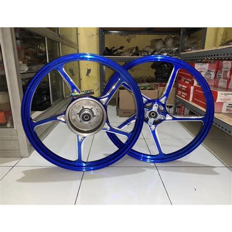 Jual Baru VELG ENKEI HYLOS/LATIVO ANODIZE CNC FG511 RING 17 BIRU/BLUE ...