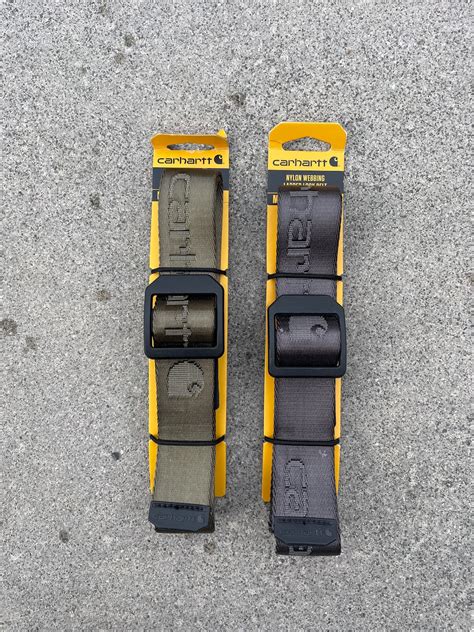 Carhartt Nylon Webbing Belt GRN/GRY | ERAHOUSE