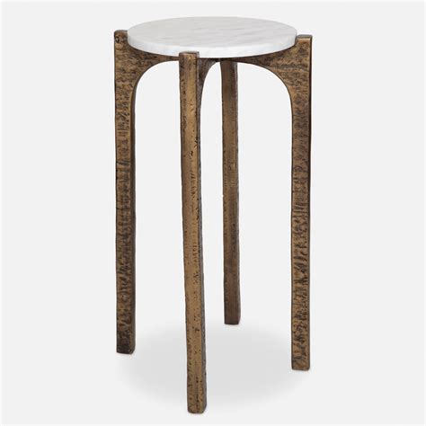 Vivi Marble Drink Table | Mid-Century Style Accent Table