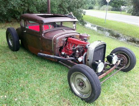 1931, Ford, Model a, Coupe, Hot, Rod, Rat, Rods, Custom, Vintage ...