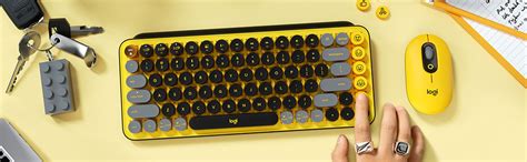 Amazon.in: Buy Logitech Pop Keys Mechanical Wireless Keyboard with ...