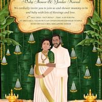 Buy Indian Baby Shower Signs | Valaikappu, Godh Bharai Ceremony Welcome ...