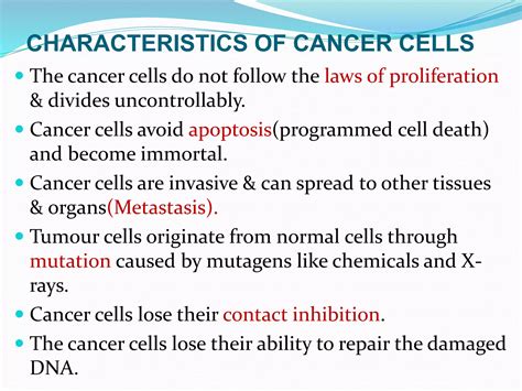 Biology of cancer | PPTX
