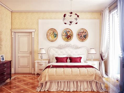 red and cream bedroom ideas