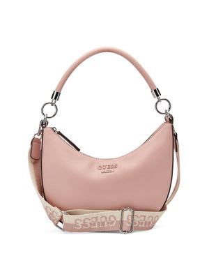 Buy Guess Pink Solid Monica Mini Hobo Bag Online