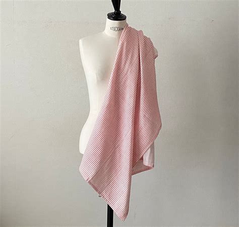 インドダブルガーゼクロス(100X100cm)ストライプ L TWO CHAPATI | Herios（ヘリオス）天然素材の手しごと