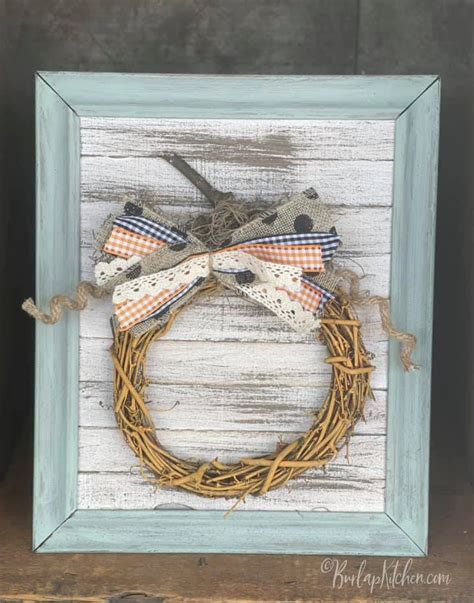 Image result for Pumpkin Frame Wreath Tutorial