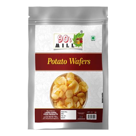 90's MILL Rajapuri Aloo Wafers Salted Potato Chips Mixed Sweet Potato ...