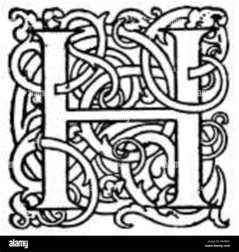 He letter design Black and White Stock Photos & Images - Alamy