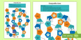 Area Battleships Game (teacher made) - Twinkl