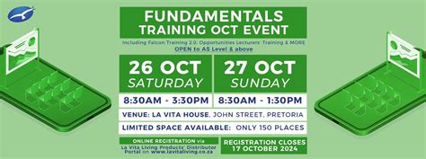 Fundamentals Training Oct 2024, La Vita Living Products, Pretoria, 26 ...