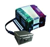 Mirage B6108GTC 2-Row Button Key Diatonic Accordion in Marbleized Tri ...