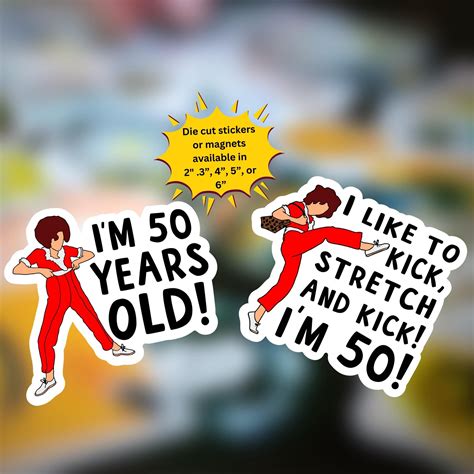 Sally O'Malley 50th Birthday Sticker or Magnet: SNL Gag Gift in 2025 ...