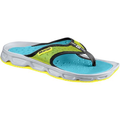 Salomon Flip Flops Clearance Sale - Grey / Blue RX BREAK Mens