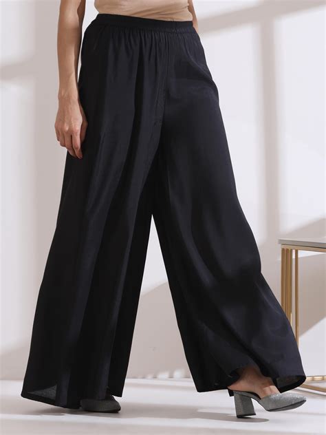 Buy 1 Pc Airskin Light Black Plazzo Pant Online