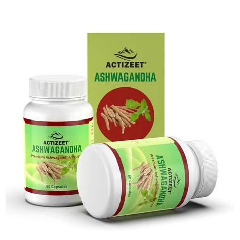 ACTIZEET® Ashwagandha | Premium Ashwagandha Extract (120 capsules ...