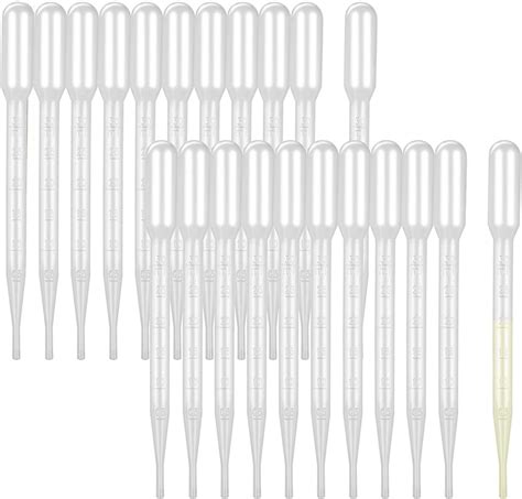 Pasteur Pipette Plastic| Pack of 100 Pcs| (10ml) : Amazon.in ...
