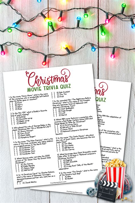 Free Printable Christmas Movie Trivia Questions And Answers