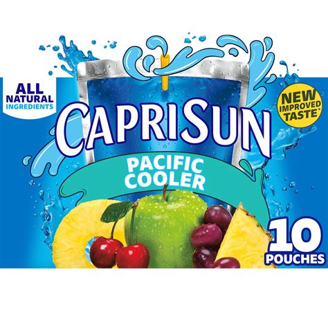 Buy Capri Sun Pacific Cooler Mixed Fruit Flavored Juice Drink Blend, 10 ...