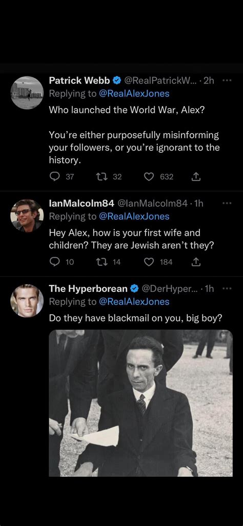 Alex Jones comes out against Hitler and his fans turn on him : r ...