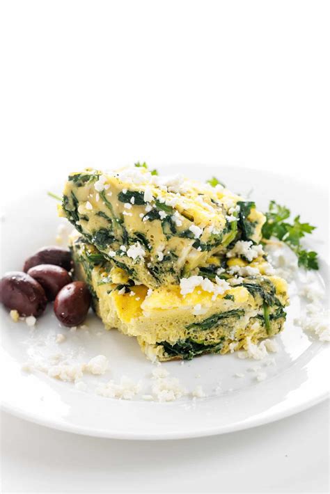 Spinach and Feta Greek Egg Bake – Desertridgems