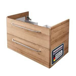 FACKELMANN Milano Vanity Unit with Drawers - Base Cabinet for Bathroom ...