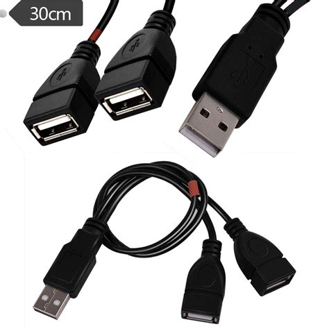 Image result for Double USB Cable