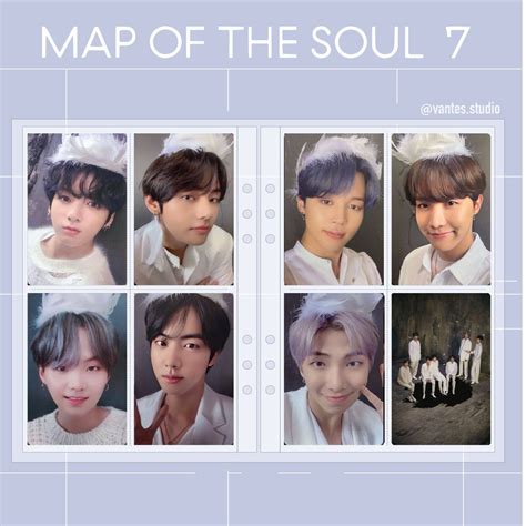 Bts Map of the Soul 7 Version 1 Photocard - Etsy