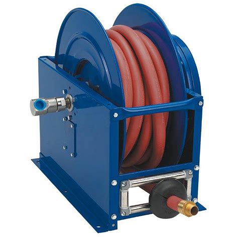 Coxreels SP Series Blue Steel Hose Reel with Air Hose 32mm x 15m | Cox ...