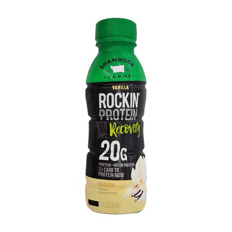 Buy Shamrock Farms Vanilla Rockin' Protein Recovery Protein Shake, 12 ...