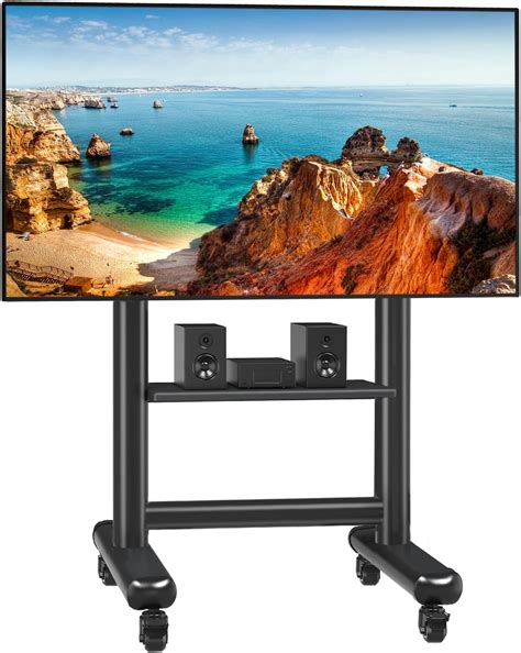 Amazon.com: ONKRON Mobile TV Stand for 50-90 Inch TVs up to 198.4 lbs ...