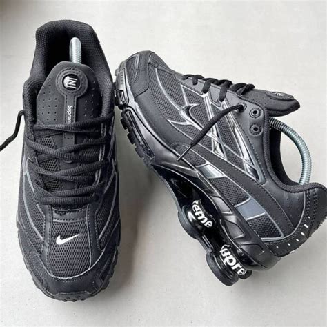 Nike Shox Ride 2 Supreme Black First Copy Shoes
