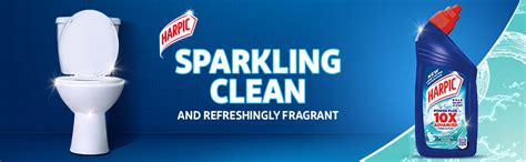 Harpic Disinfectant Toilet Cleaner Liquid, Marine - 1 Litre (Pack of 2 ...