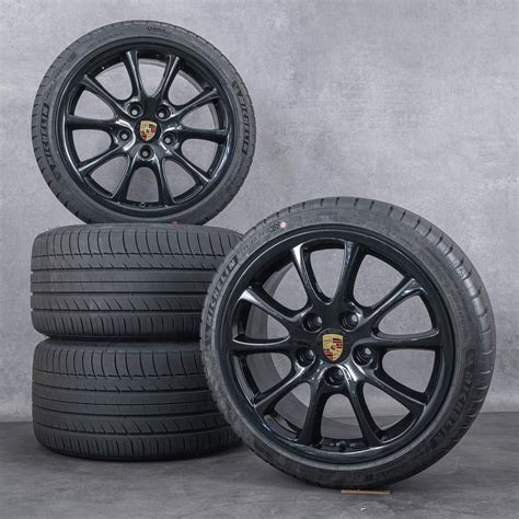 Original Porsche 18 inch 996 rims GT3 GT3RS RS summer wheels summer tires