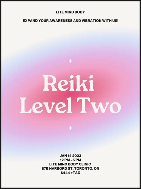 Reiki Level Two, 87 Harbord St, Toronto, January 14 2024 | AllEvents.in