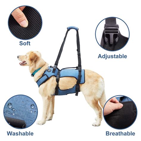 Coodeo Dog Lift Harness, Full Body Support & Recovery Sling, Pet ...