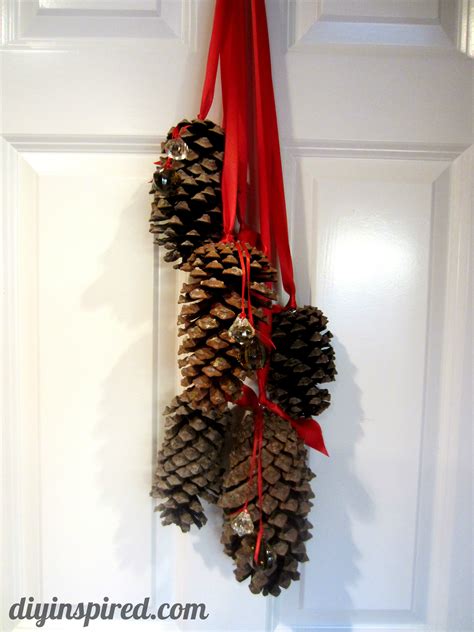 Hanging Pine Cone Decoration - DIY Inspired