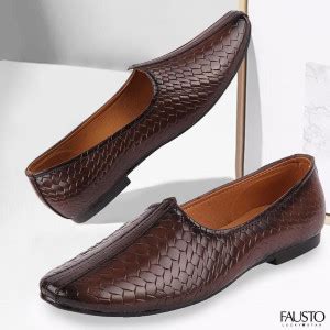 FAUSTO Ethnic Embossed Design Wedding Party Fashion Outdoor Slip On ...