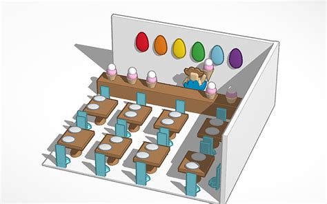3D design Restaurant - Tinkercad