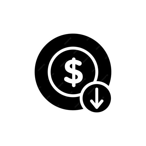 Premium Vector | Lower cost icon set Reduce price vector symbol in a ...