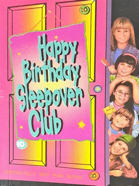 The Sleepover Club #10 : Happy Birthday, Sleepover Club – Books and You