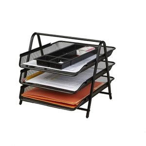 Flipkart.com | HANDCUFFS 3 Compartments Metal Office Desk File ...