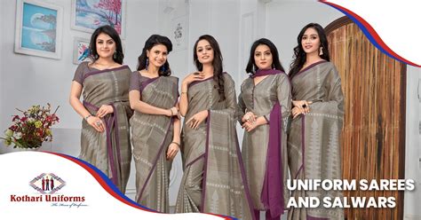 India’s largest Collection of UNIFORM SAREES & SALWARS for women-The ...