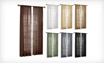 Set of Two Maytex Window Curtains in Dayton | Groupon