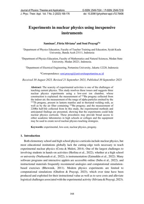 Nuclear Physics Experiments 的图像结果
