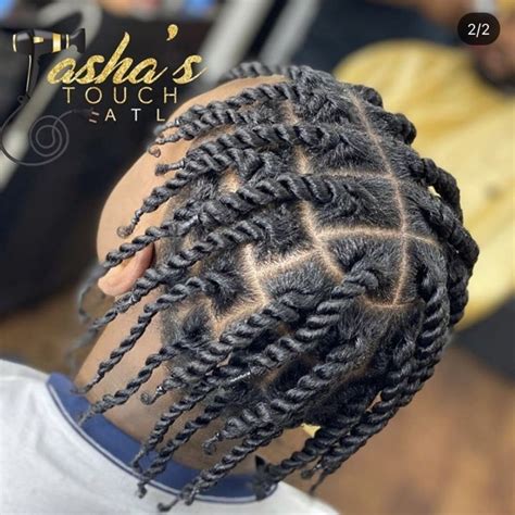 55 attractive two strand twists hairstyles for black men to wear in ...