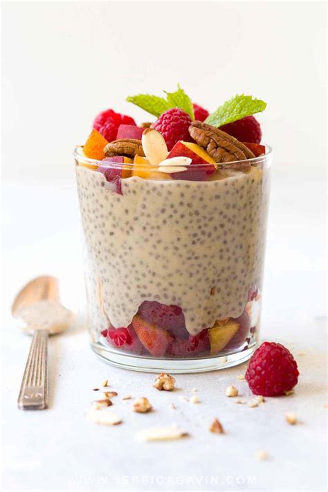 Chia Seed Protein Pudding Snack Recipe - Jessica Gavin