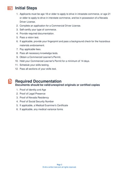 Image result for DMV Nevada CDL Practice Walkthrough Guide